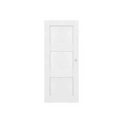 Drzwi pełne przesuwne Tre białe 80cm
