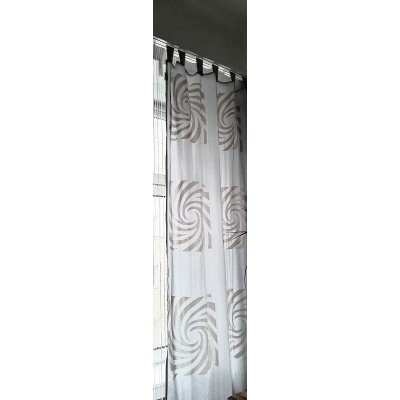  Vorhang 2 Stk ca 140x245 cm Grau