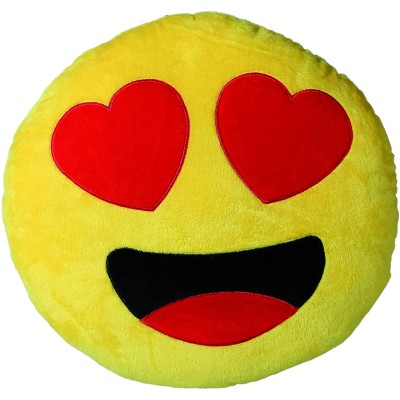 32cm Emoji Smiley Emoticon Yellow Round