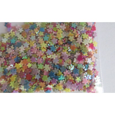 Mix Holographic Spangle Glitter Decoration Blumen