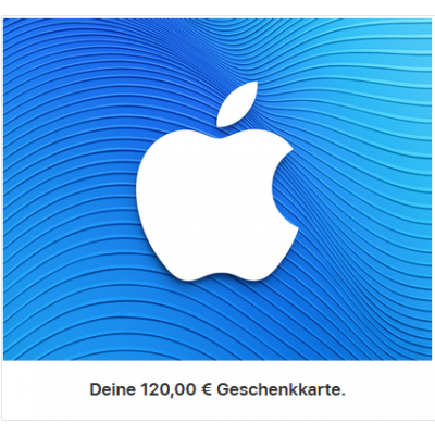 App Store & iTunes Karte Gutscheinkarte €120