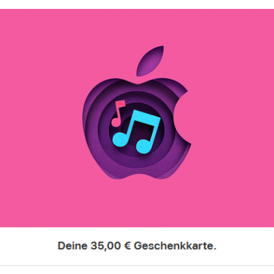 App Store & iTunes Karte Gutscheinkarte €35